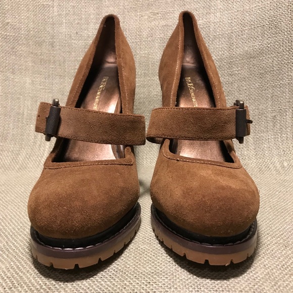 BCBGeneration Suede Leather Platform Heels 7.5 - Picture 3 of 8